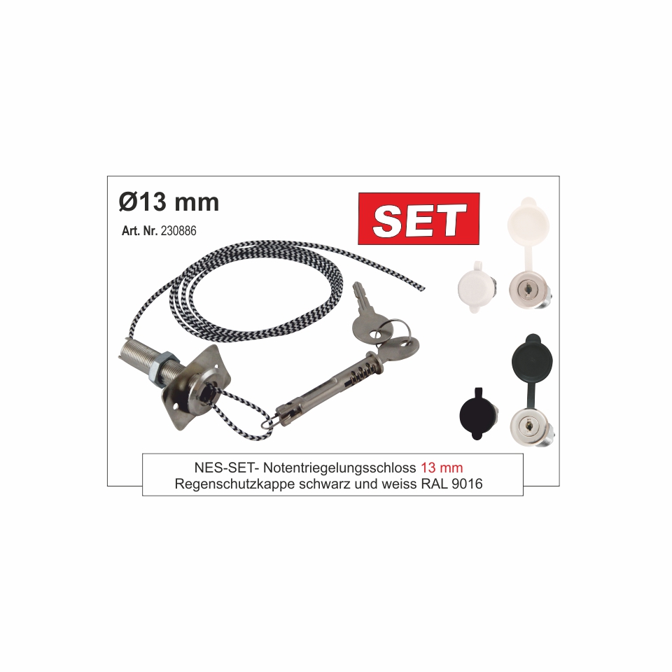 not-entriegelungsschloss