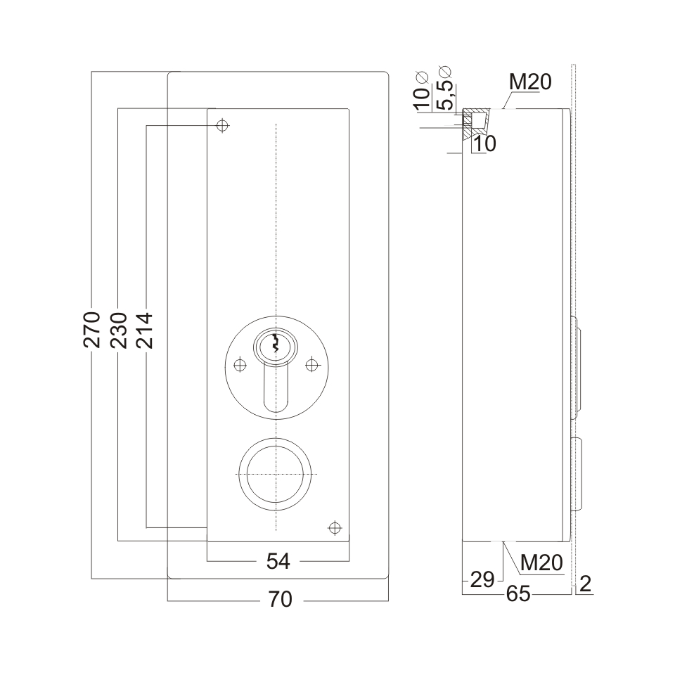 Sicherheits - Magnetsperrschalter