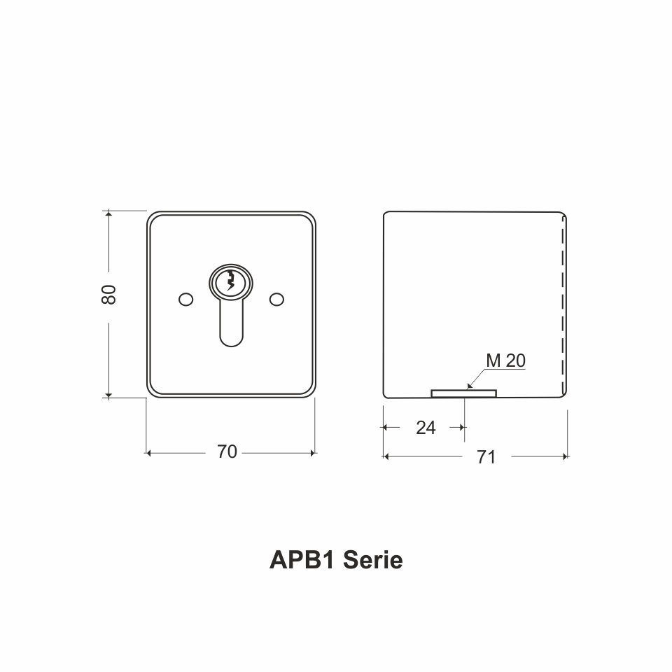 Sicherheits Schlüsselschalter schlüsseltaster zeichnung