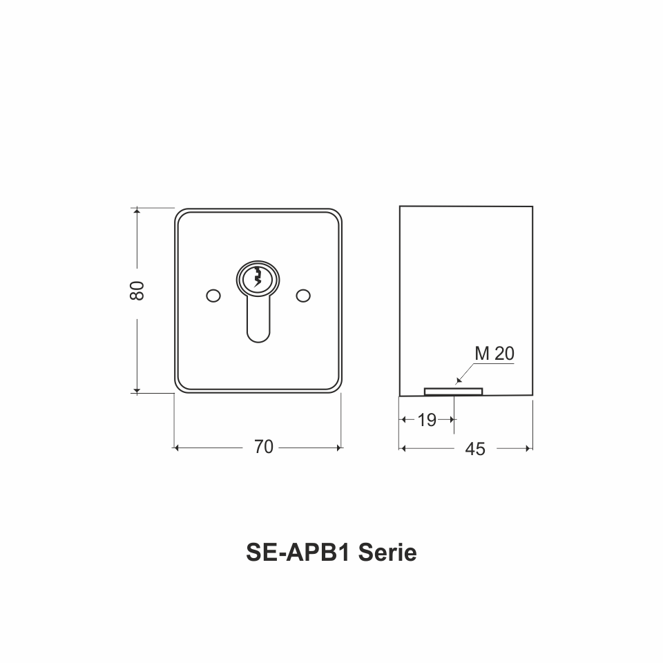 Sicherheits Schlüsselschalter schlüsseltaster zeichnung
